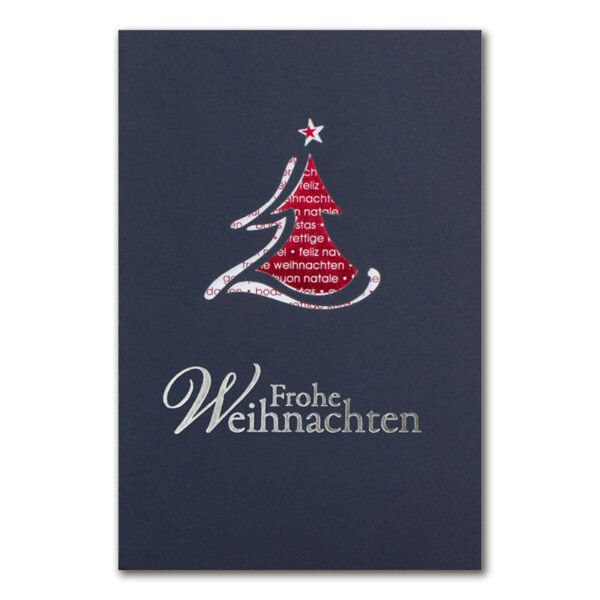 94511 geschäftliche Weihnachtskarte mit Text